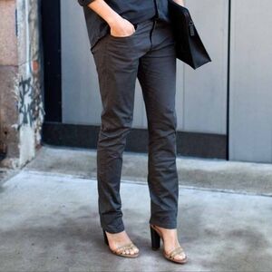 Emerson Fry Straight-Leg Pants in Charcoal
